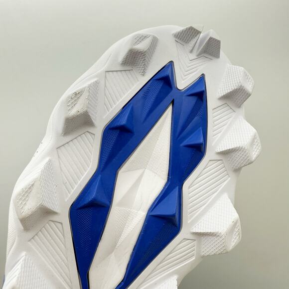 Under Armour Mens Spotlight Fran RM 4.0 Cleats US 8.5 EU 42 White Blue EUC